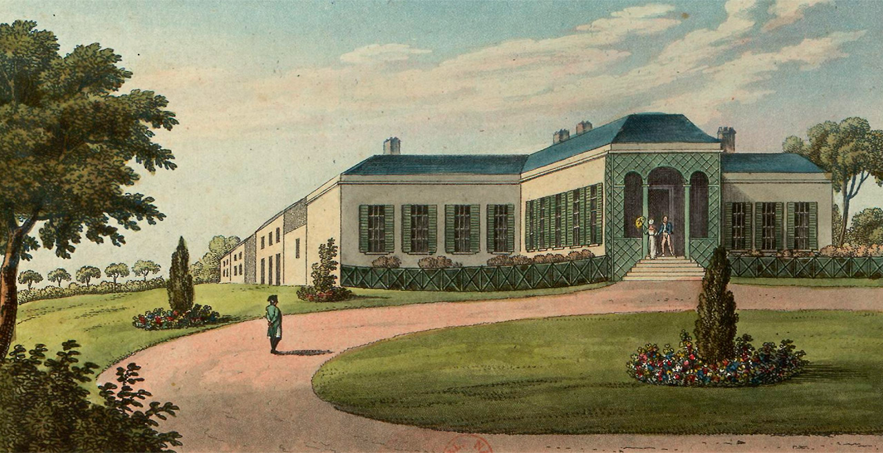 La maison de Longwood, résidence à Sainte-Hélène de l'Empereur Napoléon Ier