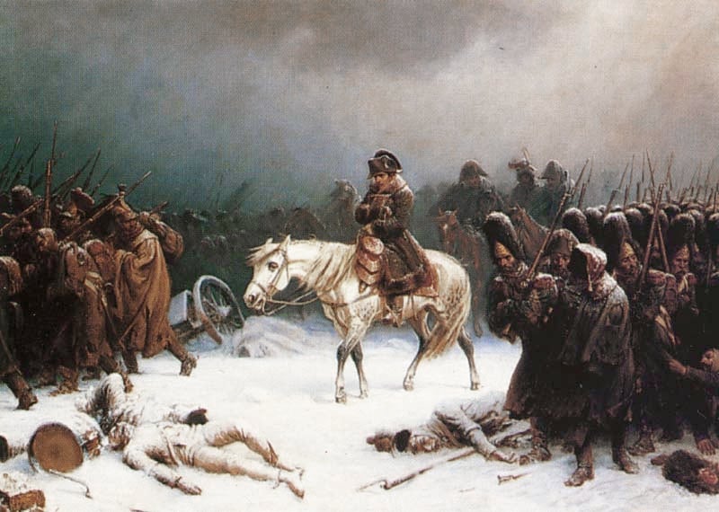 Le retraite de Napoléon depuis Moscou
