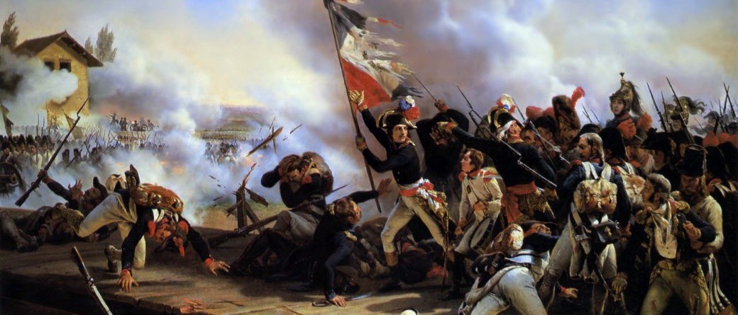 La Bataille du Pont d'Arcole. Huile sur toile d’Horace Vernet (1789 - 1863)