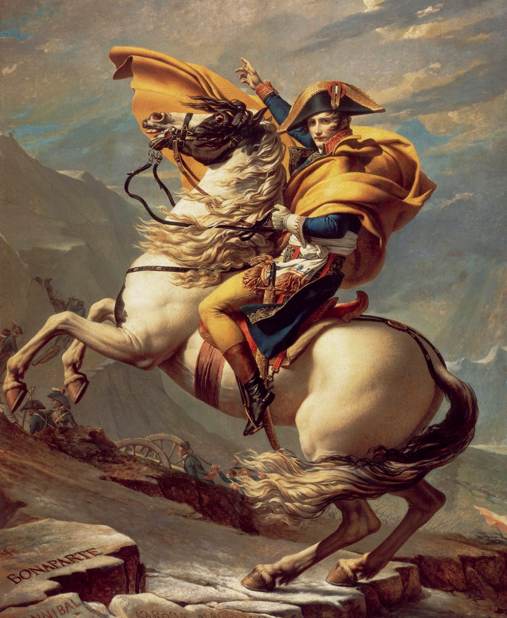 Portrait de Napoléon Bonaparte de Jacques-Louis DAVID (1748 – 1825)