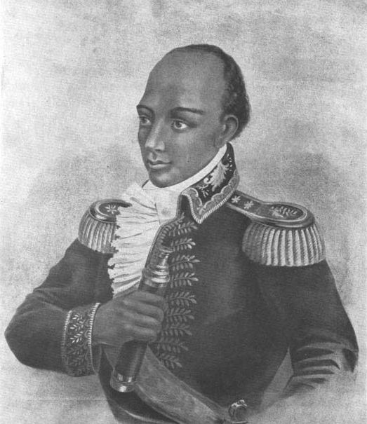 Portrait de Toussaint-Louverture réalisé par M. de Montfayon. Fin XVIIIe - début XIXe siècle.