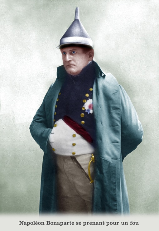 Plonk et Replonk, Napoléon se prenant pour un fou © plonk.lapin