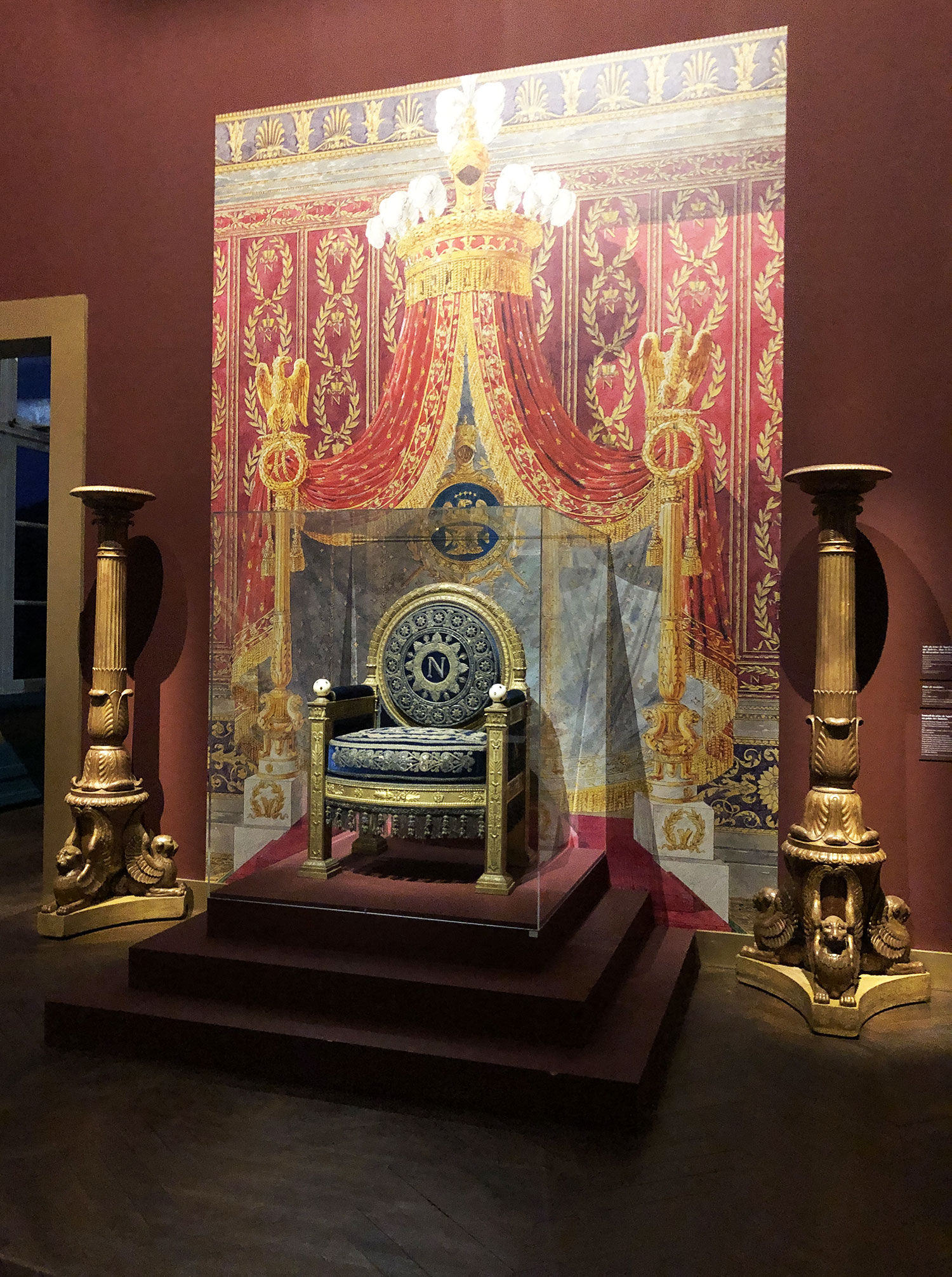 Trône de Napoléon Ier © Marielle Brie de Lagerac
