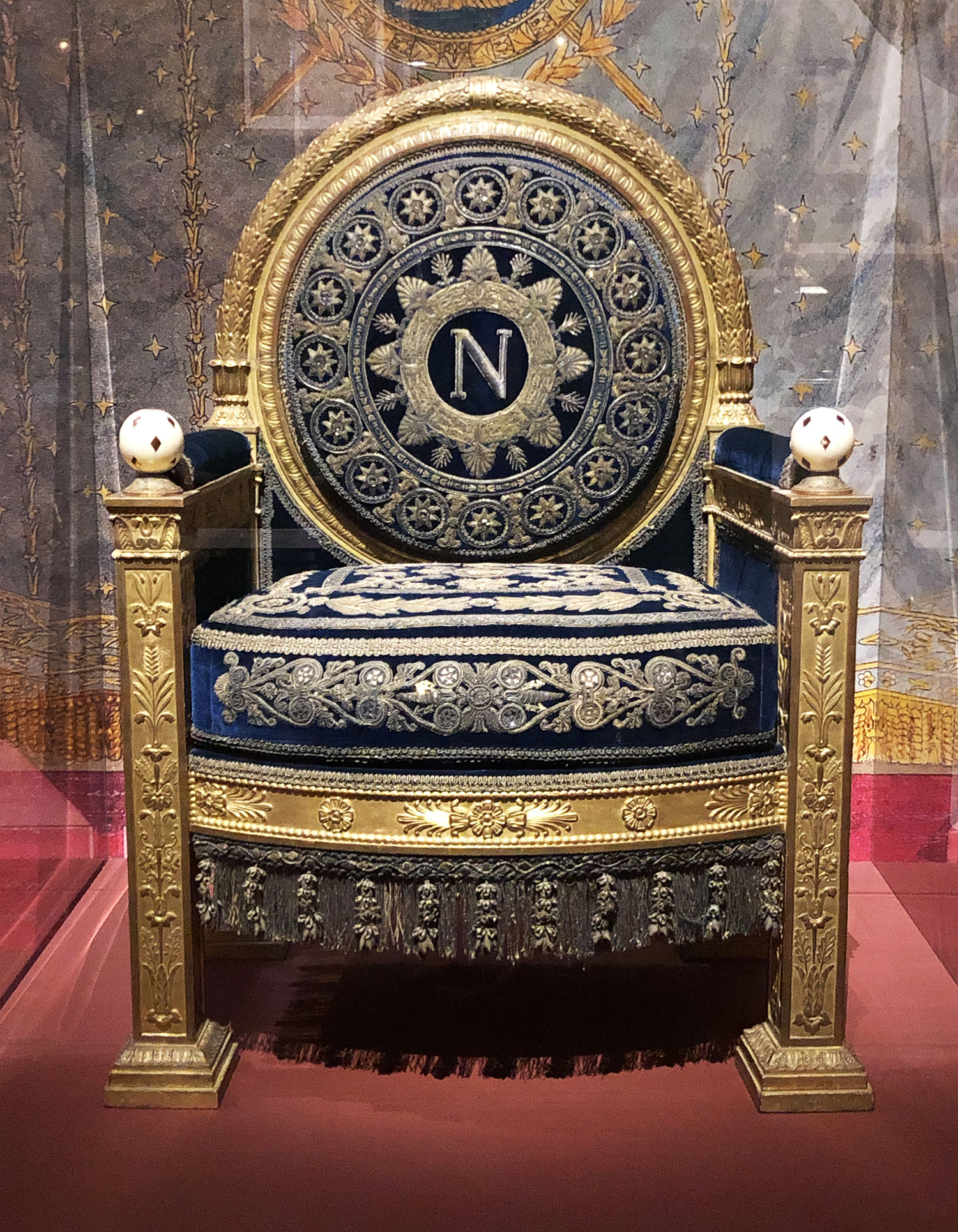 Trône de Napoléon Ier © Marielle Brie de Lagerac